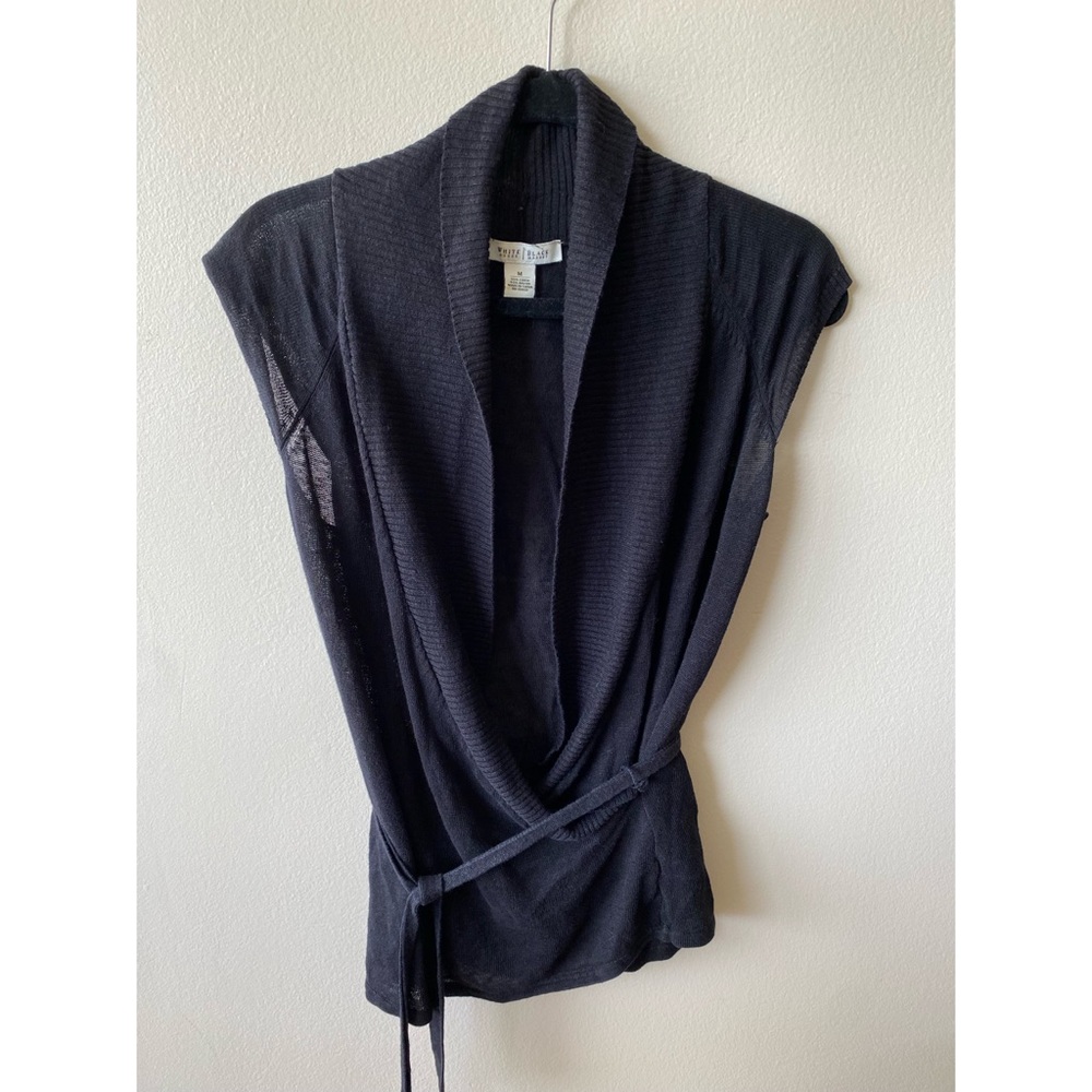 White House Black Market Wrap Sweater Vest